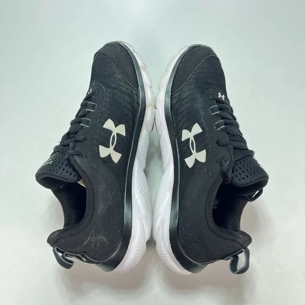 Under Armour Charged Assert 8 Black Running Shoes 3021972-001 Women's Size 9.5